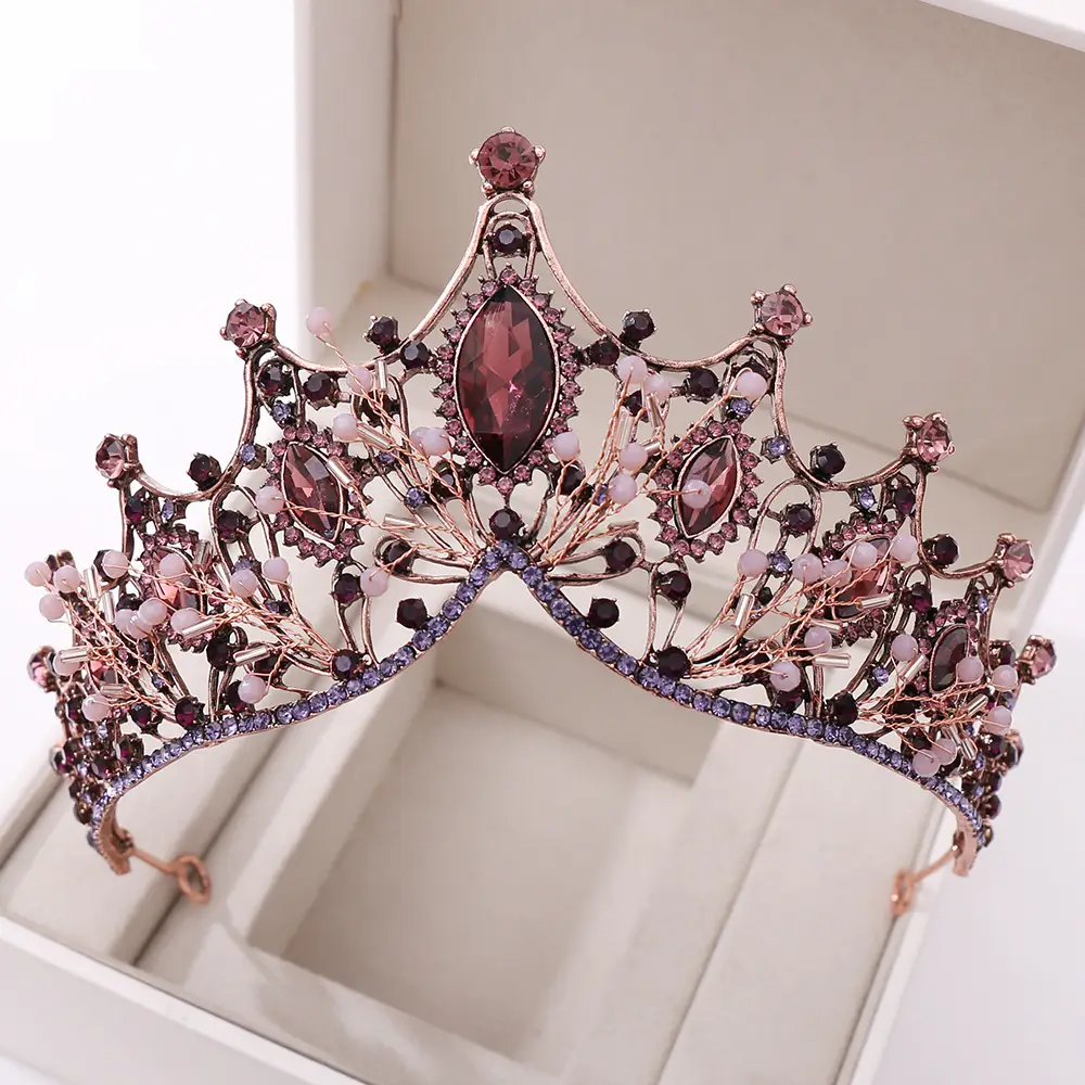 Korean Classic Wedding Headband with Crystal Embellishment - Image 24