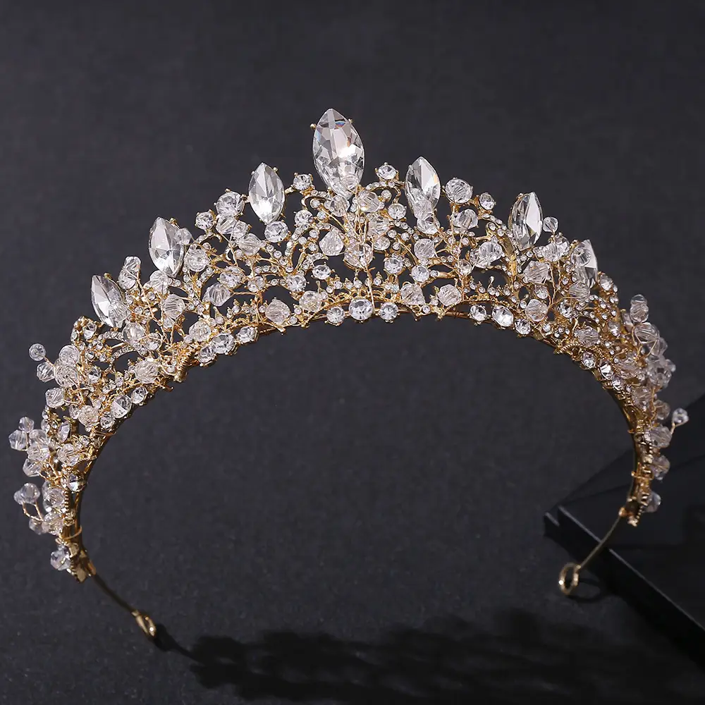 Korean Classic Wedding Headband with Crystal Embellishment - Image 26
