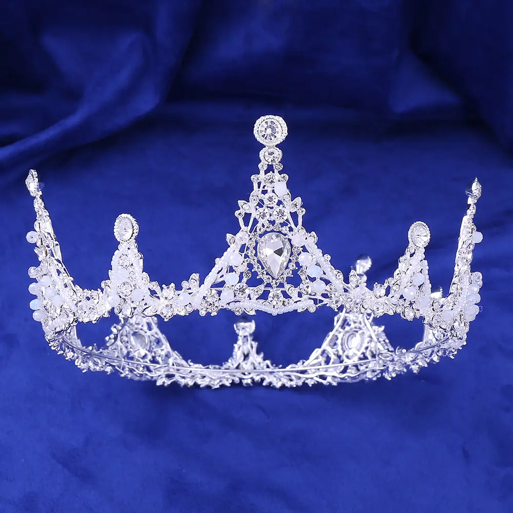 Korean Classic Wedding Headband with Crystal Embellishment - Image 29
