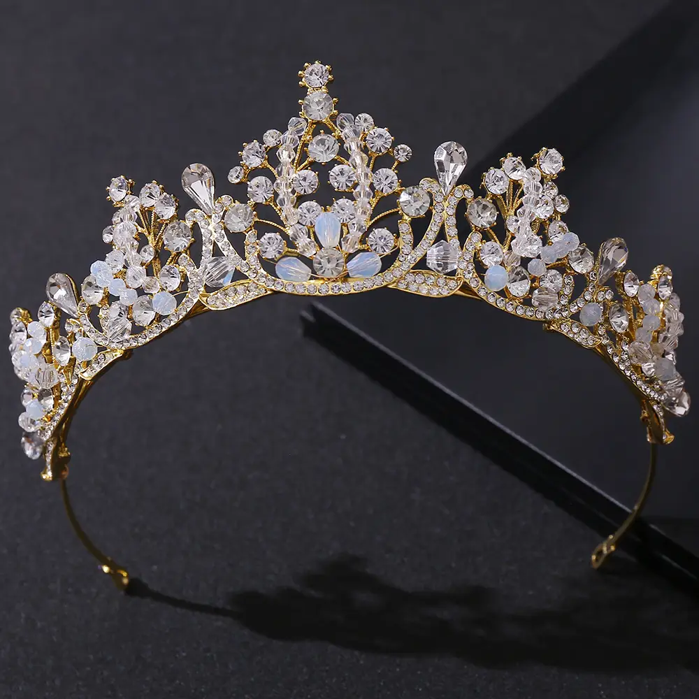 Korean Classic Wedding Headband with Crystal Embellishment - Image 7