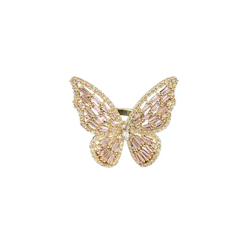 Luxury Butterfly Zircon Ring for Women - Image 7