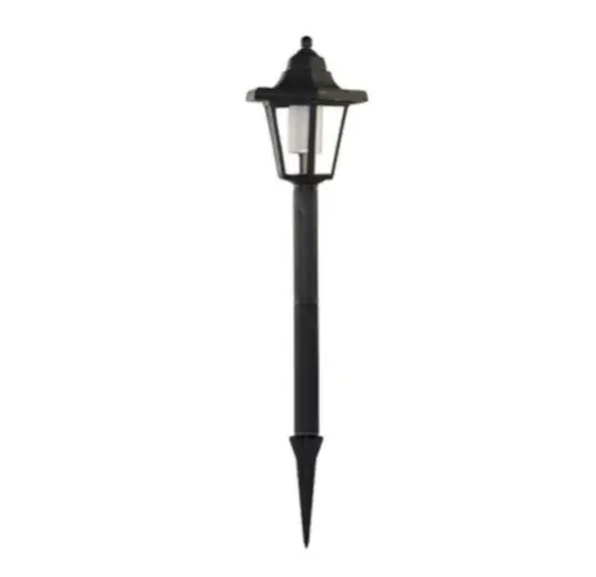 Solar Retro Hexagonal Wall Lamp Outdoor Black