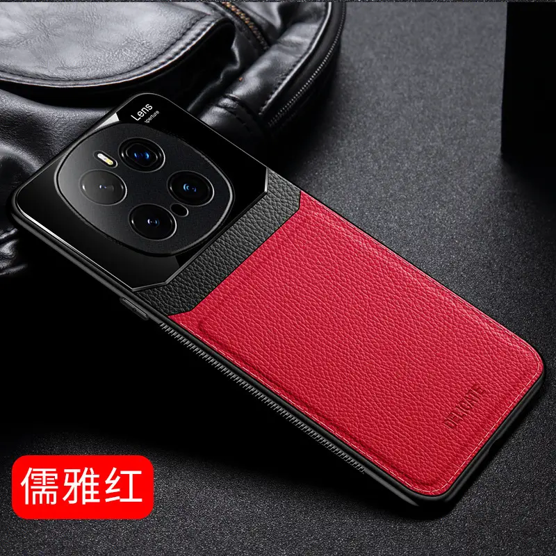 Honor Magic8 Phone Case Red Leather 400Pro - Image 3