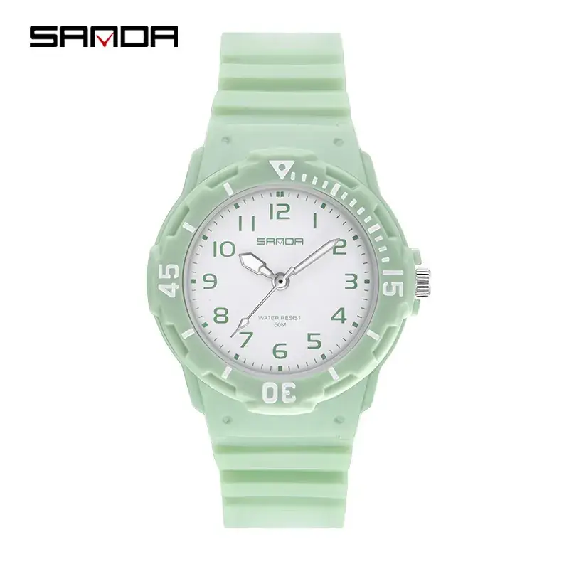 Sanda Black Analog Wristwatch for Girls - Image 5