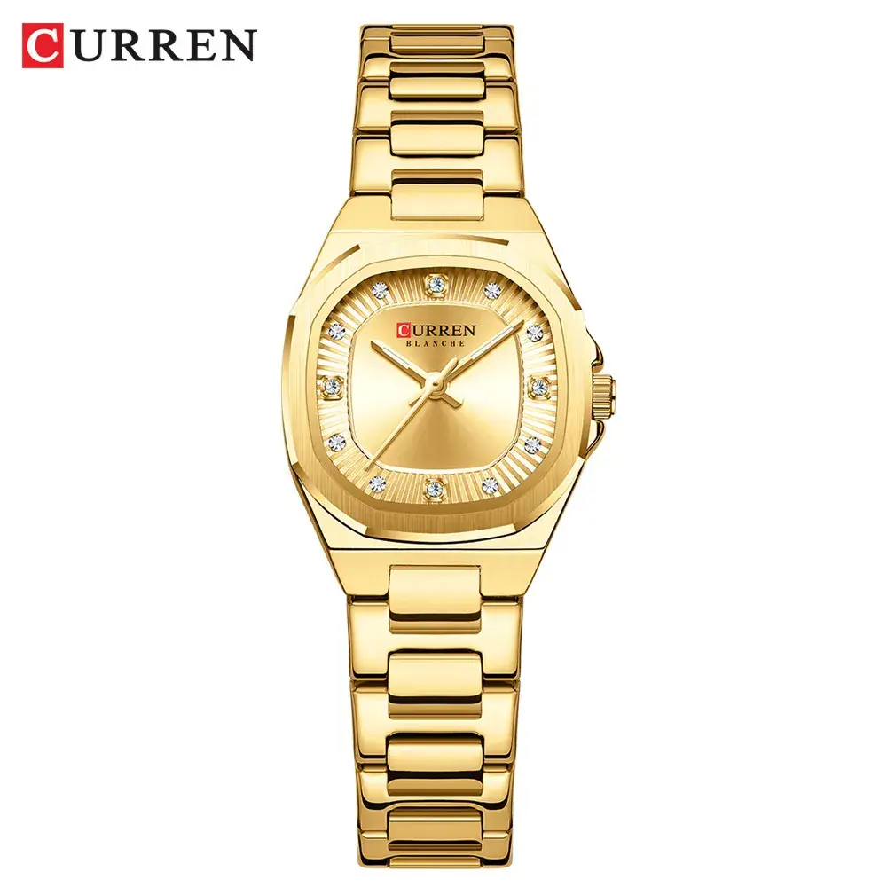 Curren Women's Blue Dial Quartz Watch Steel Band - Image 5