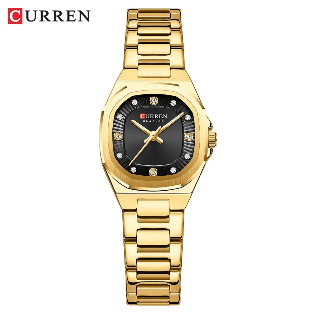 Curren Women's Blue Dial Quartz Watch Steel Band - Image 6