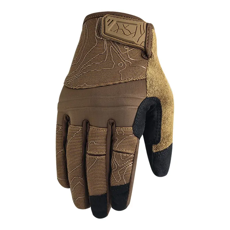Cross-Border Outdoor Full Finger Combat Gloves Mountaineering Sports Non-Slip Cycling Motorcycle Touch Screen Breathable Tactical Gloves