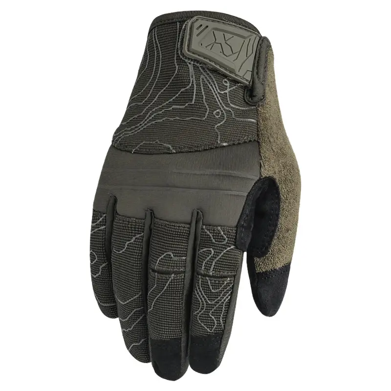 Cross-Border Outdoor Full Finger Combat Gloves Mountaineering Sports Non-Slip Cycling Motorcycle Touch Screen Breathable Tactical Gloves