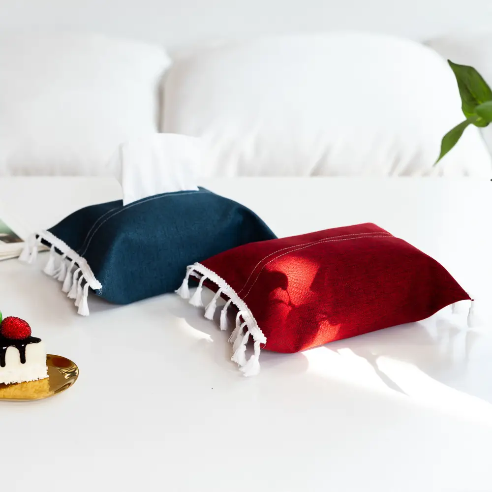 Ins Style Cotton Linen Tissue Bags Set of 5 - Image 10