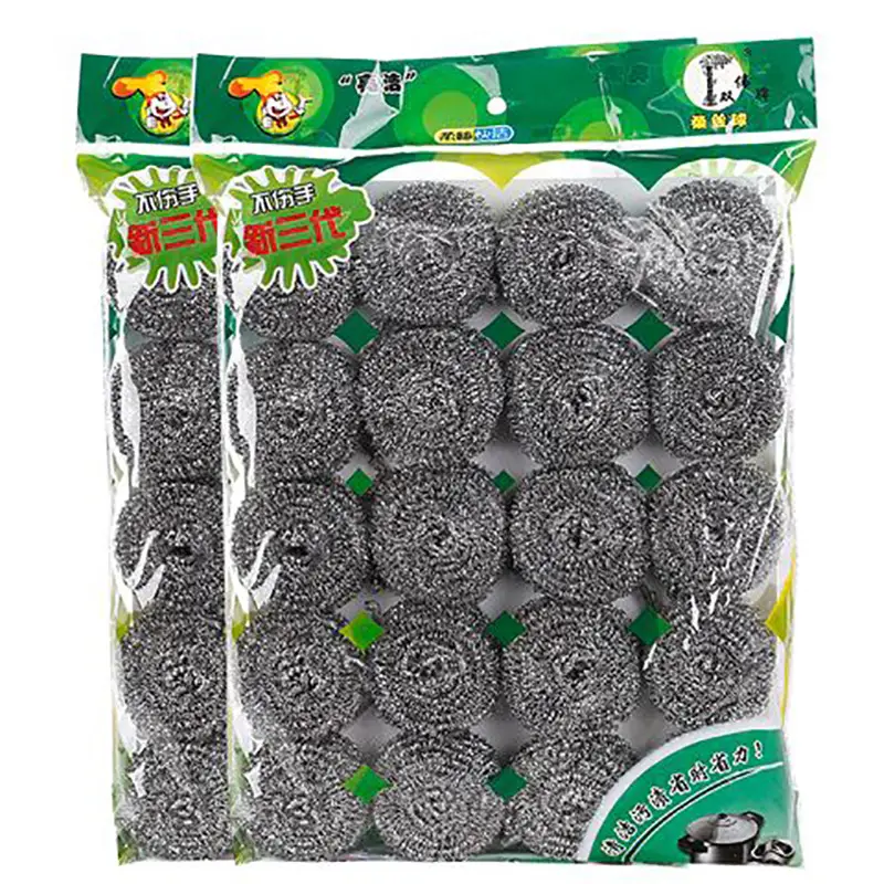 Stainless Steel Kitchen Cleaning Wire Ball 410 High Strength - Image 5