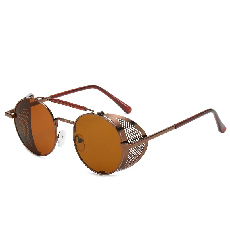 European American Retro Sunglasses with Mesh Frame - Image 5