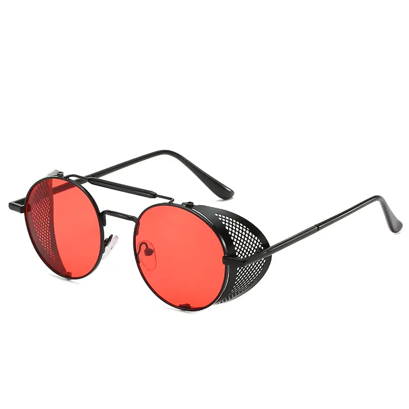 European American Retro Sunglasses with Mesh Frame - Image 6