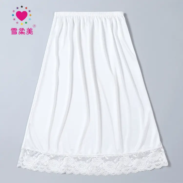 Black Silk Lace Half Skirt 60cm Anti-Penetration - Image 3