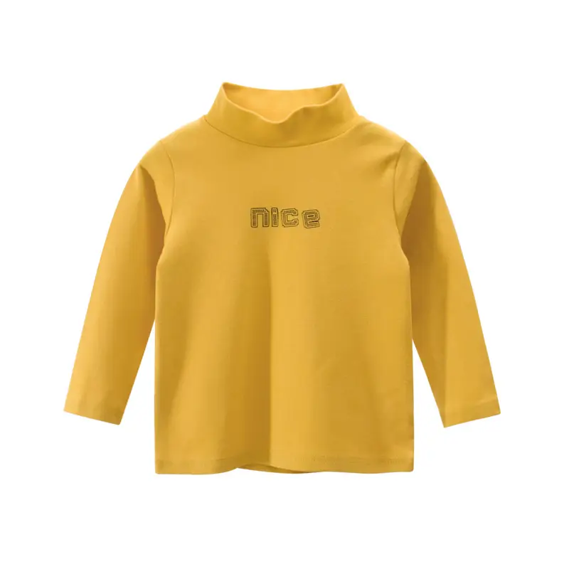 Girls Turtleneck Shirt One Piece Grey 27 Kids - Image 3