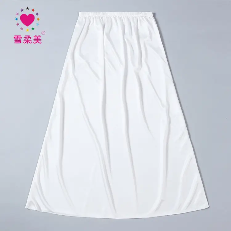 Black Silk Inner Petticoat Skirt 75cm Anti-Slip - Image 3