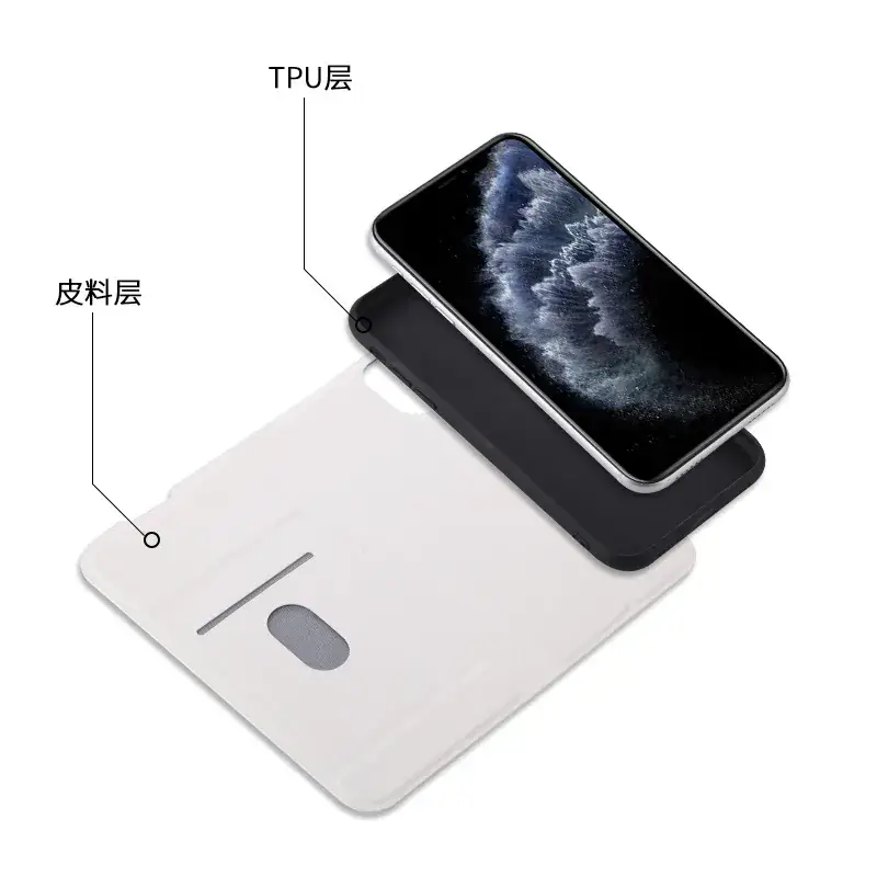 Apple iPhone 15 New Flip Leather Wallet Case with Pictures - Image 5