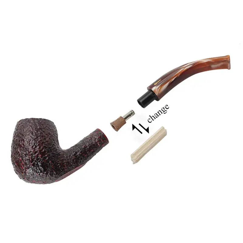 DIY Wooden Pipe Filter Converter 9mm to 3mm
