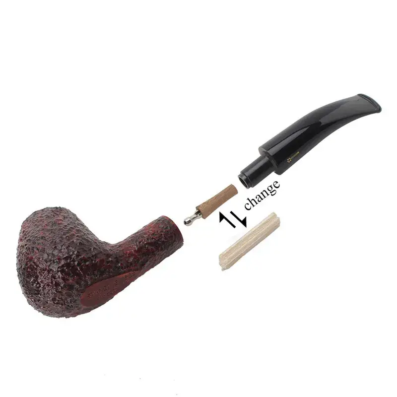 DIY Wooden Pipe Filter Converter 9mm to 3mm