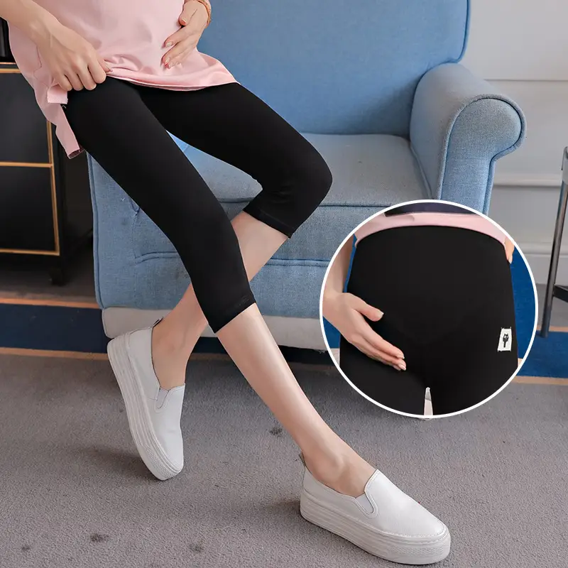 Maternity Leggings with Abdominal Support for Women - Image 6