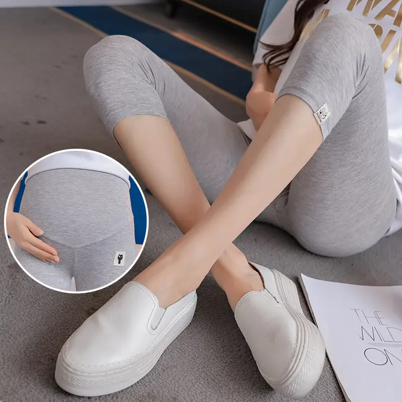 Maternity Leggings with Abdominal Support for Women - Image 7