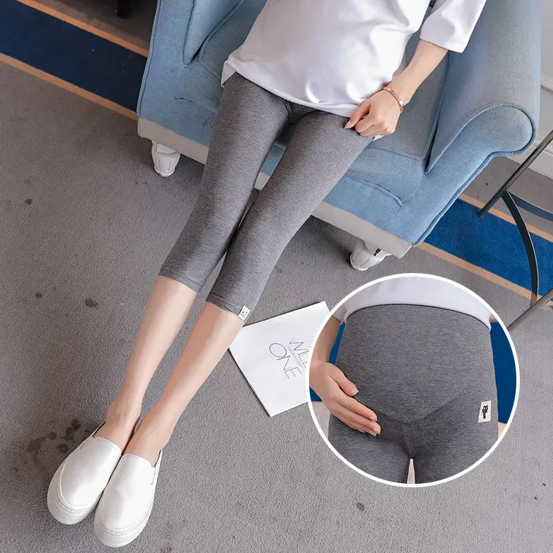 Maternity Leggings with Abdominal Support for Women - Image 2