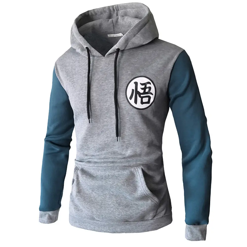 Wukong Printed Hoodie Grey Blue 6-Color Casual Sweatshirt - Image 9