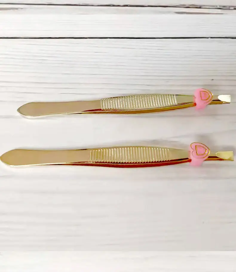 Stainless Steel Golden Eyebrow Clip Tools for Precision Trimming — feature 10