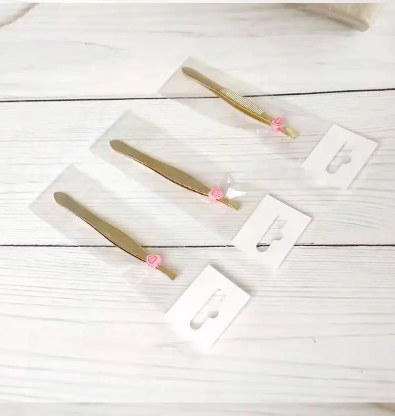 Stainless Steel Golden Eyebrow Clip Tools for Precision Trimming — feature 13