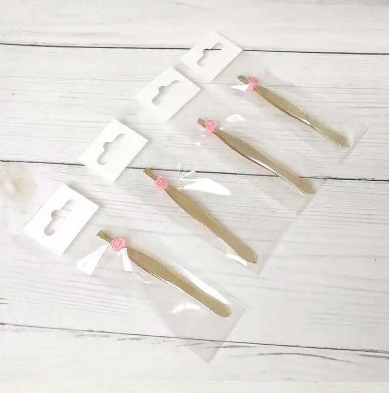 Stainless Steel Golden Eyebrow Clip Tools for Precision Trimming — feature 14