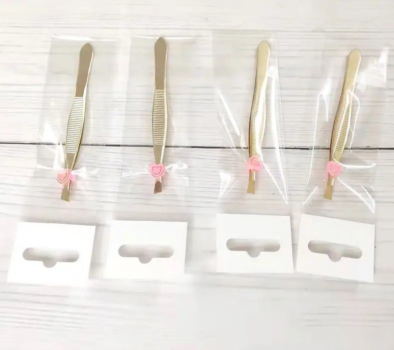 Stainless Steel Golden Eyebrow Clip Tools for Precision Trimming — feature 15