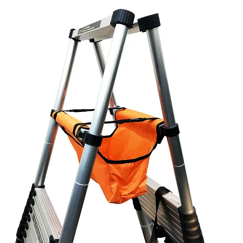 Telescopic Ladder with Orange Cloth Bag 1.4m-1.7m - Image 5