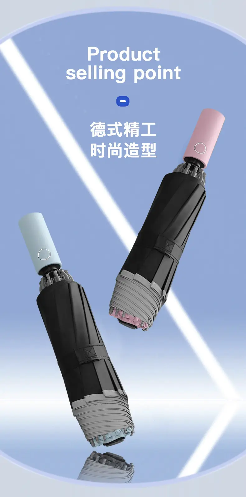 Fully Automatic Reverse Folding Umbrella for Men Women Large — feature 11