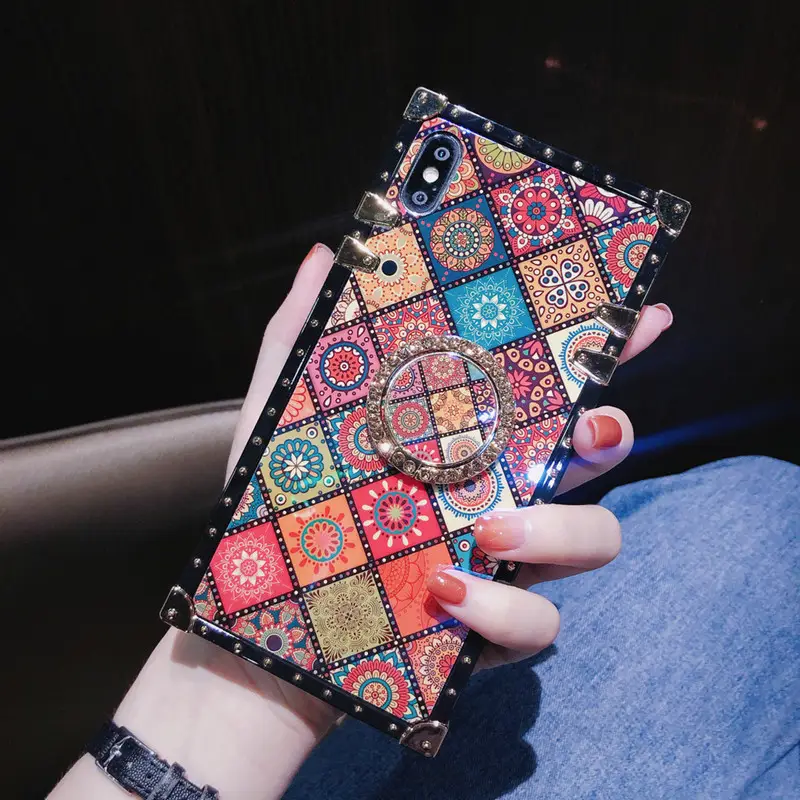 Chinese Rhombic iPhone 15 Drop Resistant Case — feature 3