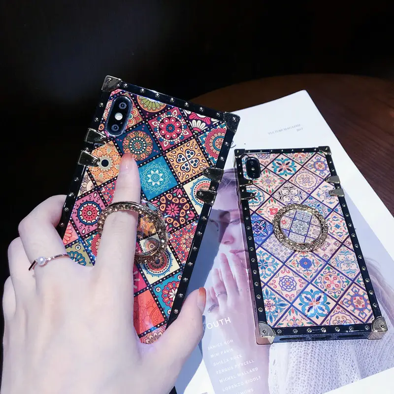 Chinese Rhombic iPhone 15 Drop Resistant Case — feature 9