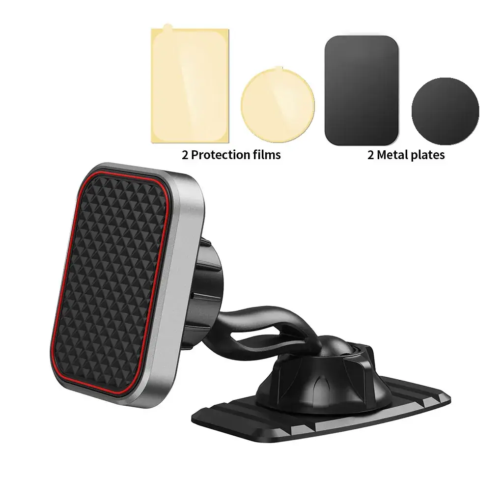 Double-Headed Magnetic Phone Holder 360 Degree Black - Image 2