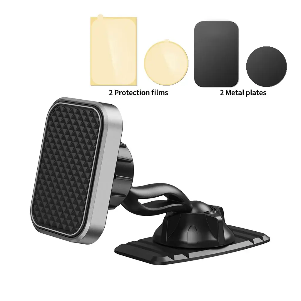 Double-Headed Magnetic Phone Holder 360 Degree Black - Image 3