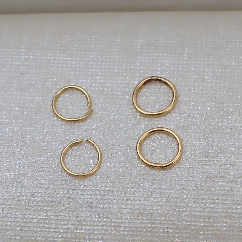 18K Gold DIY Rings for Jewelry Making