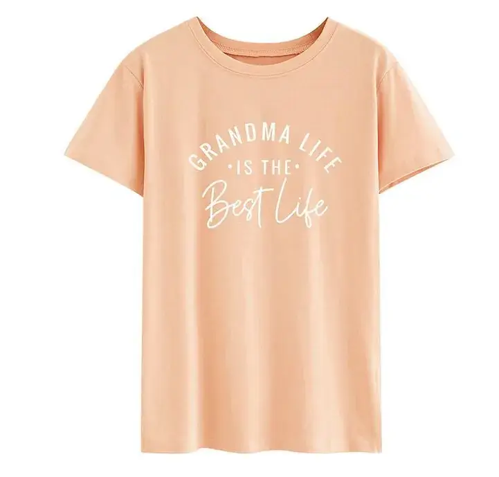 Grandma Life Best Life Grey T-Shirt - Image 5