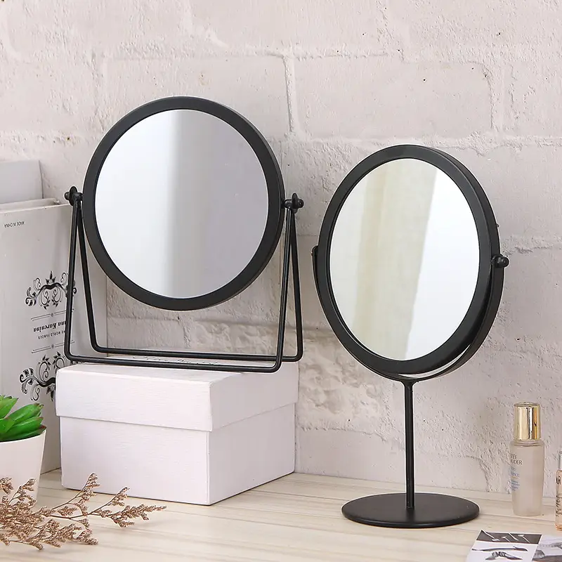 Erect Round Vanity Mirror Stand for Home Decor - Image 6