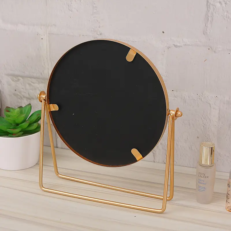 Erect Round Vanity Mirror Stand for Home Decor - Image 8