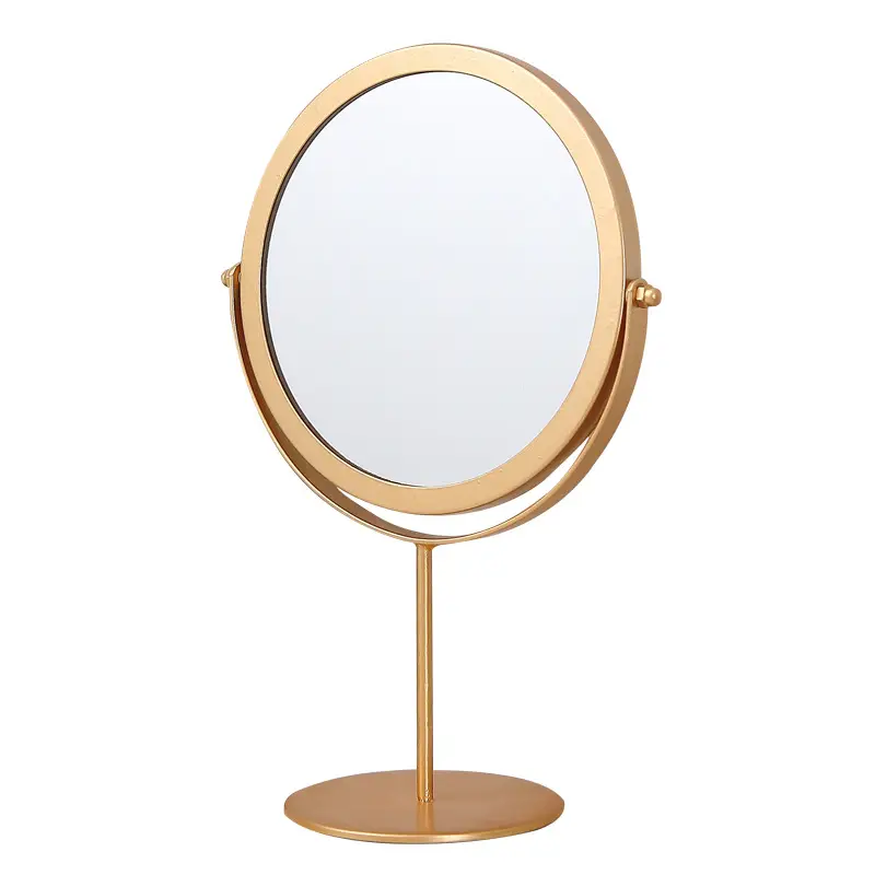 Erect Round Vanity Mirror Stand for Home Decor - Image 9