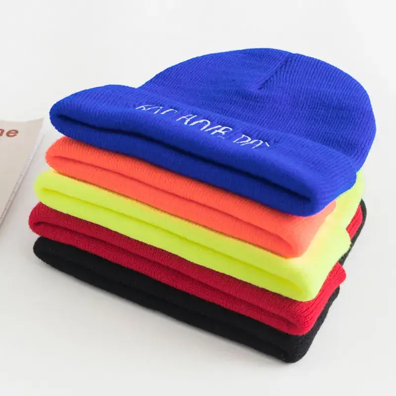 Kids Wool Beanie Bad Hair Day Neon 2019 - Image 8