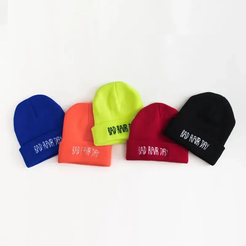 Kids Wool Beanie Bad Hair Day Neon 2019 - Image 9