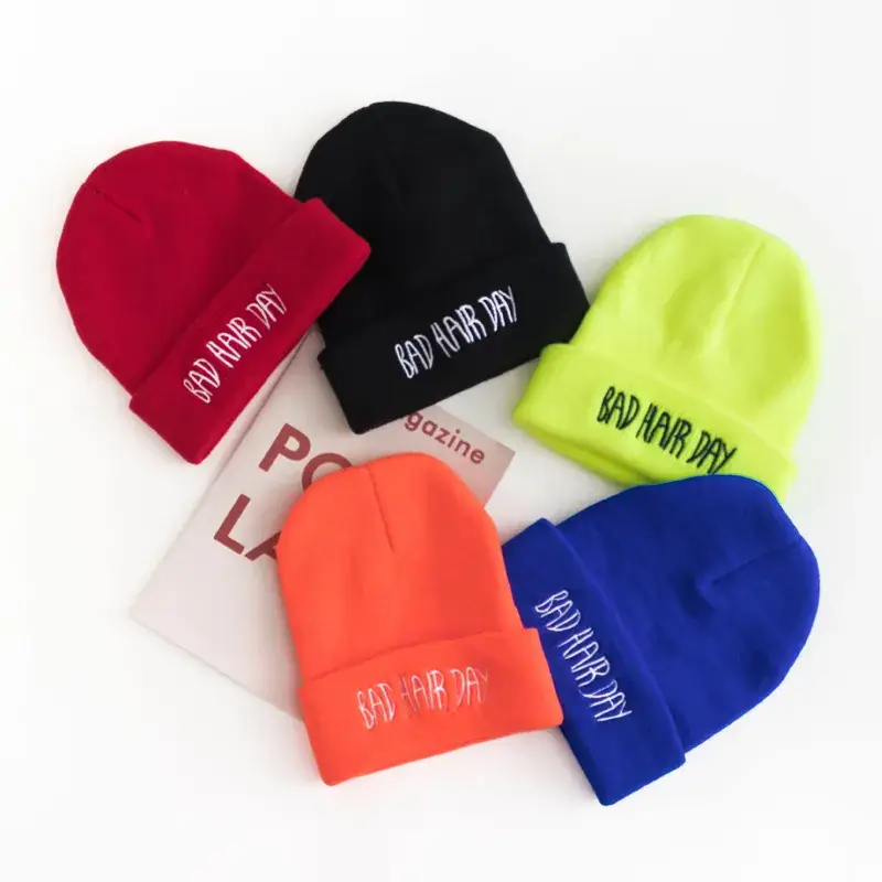 Kids Wool Beanie Bad Hair Day Neon 2019 - Image 10