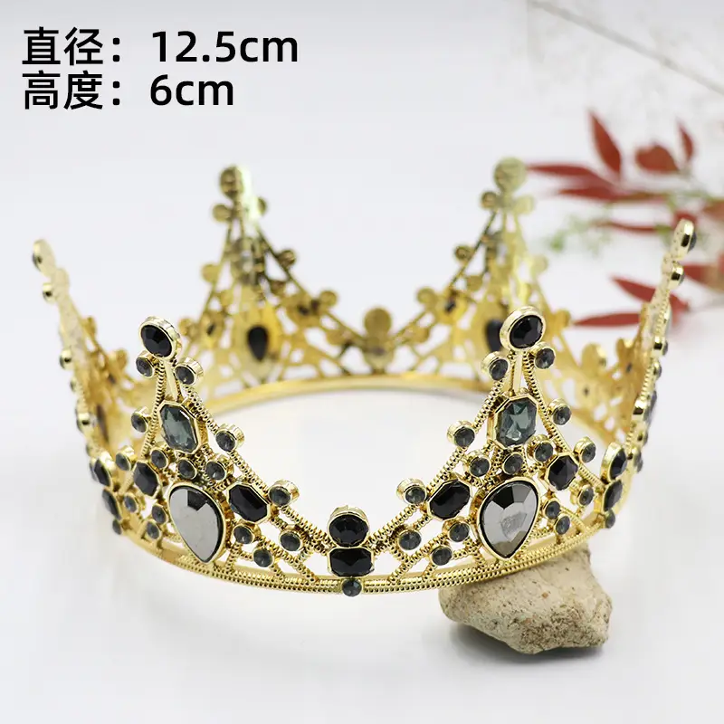 Plastic Queen Crown 12.5cm High Bronze - Image 4