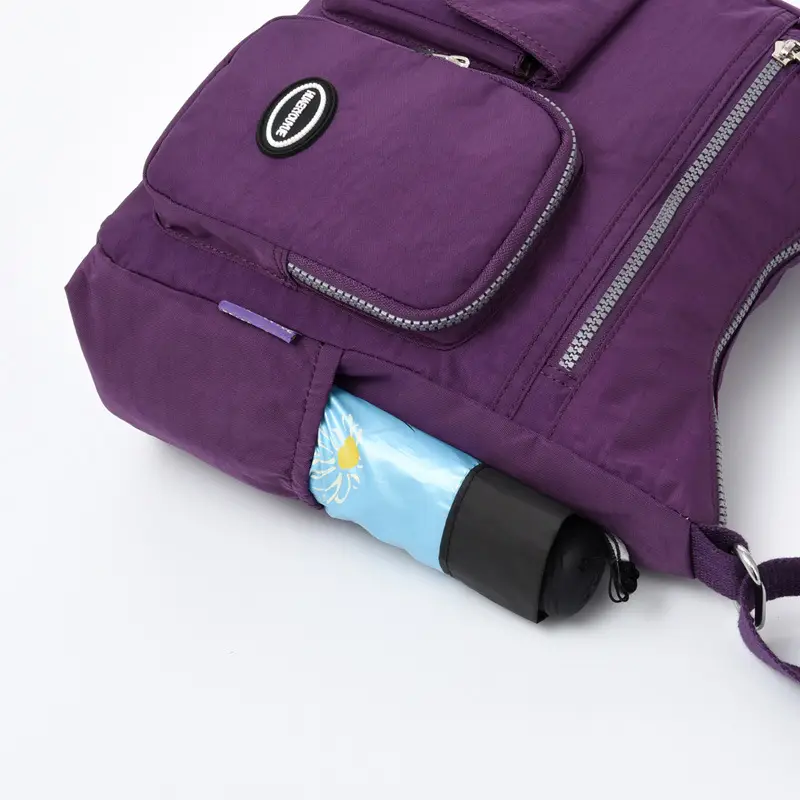 Purple Crossbody Shoulder Bag for Women