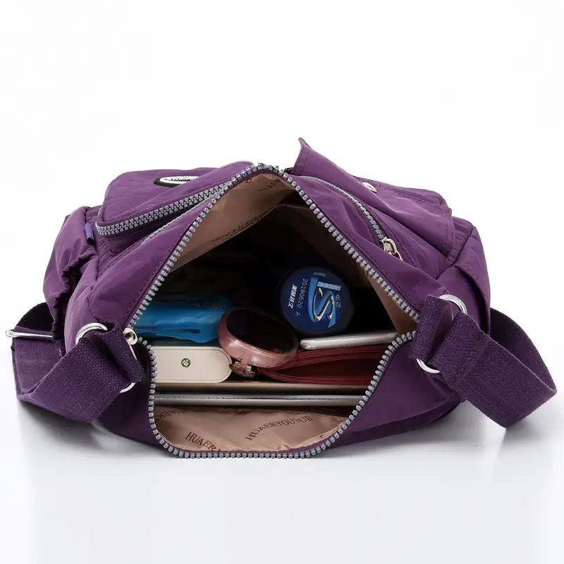 Purple Crossbody Shoulder Bag for Women