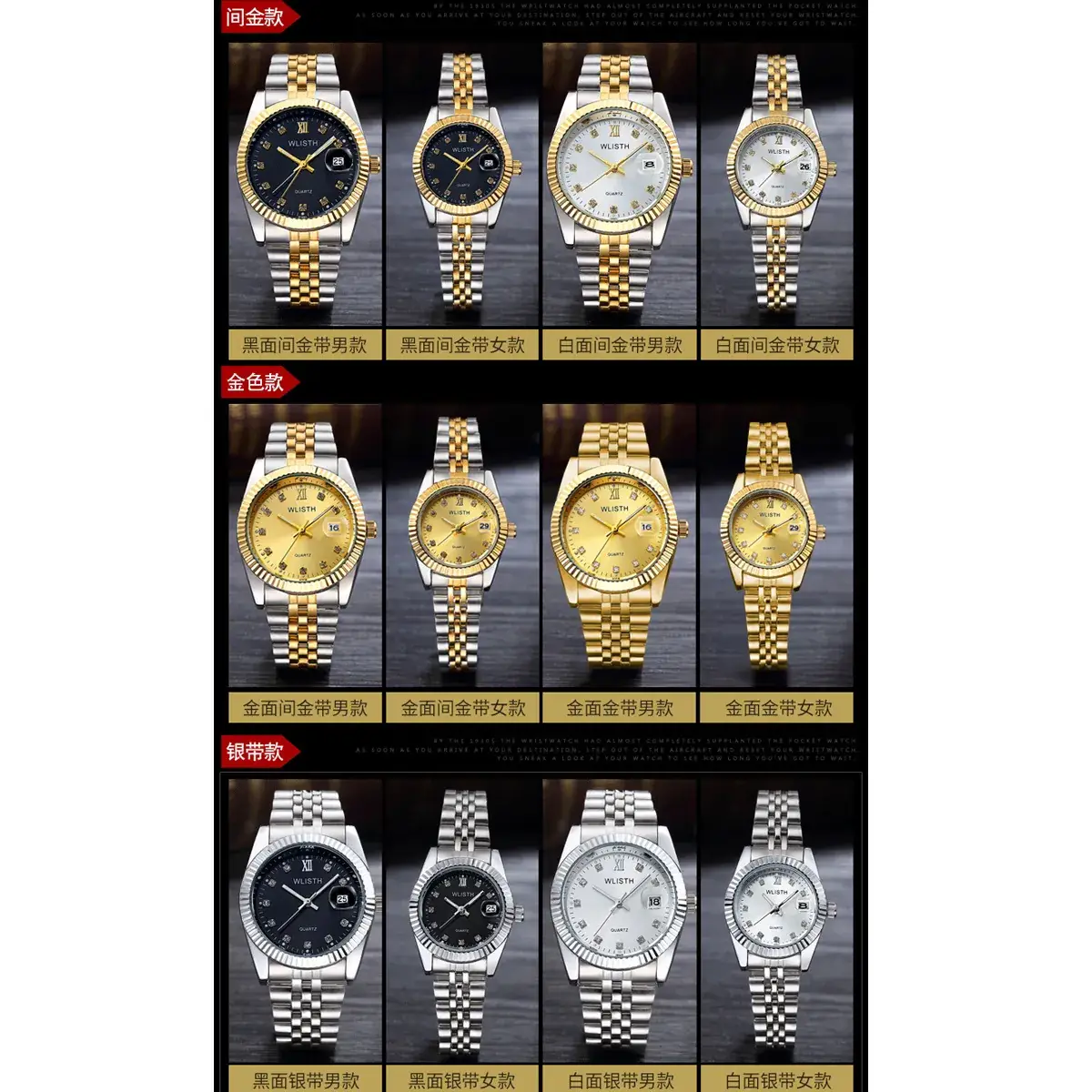 Men's Stainless Steel Calendar Watch Waterproof All Match - Image 6