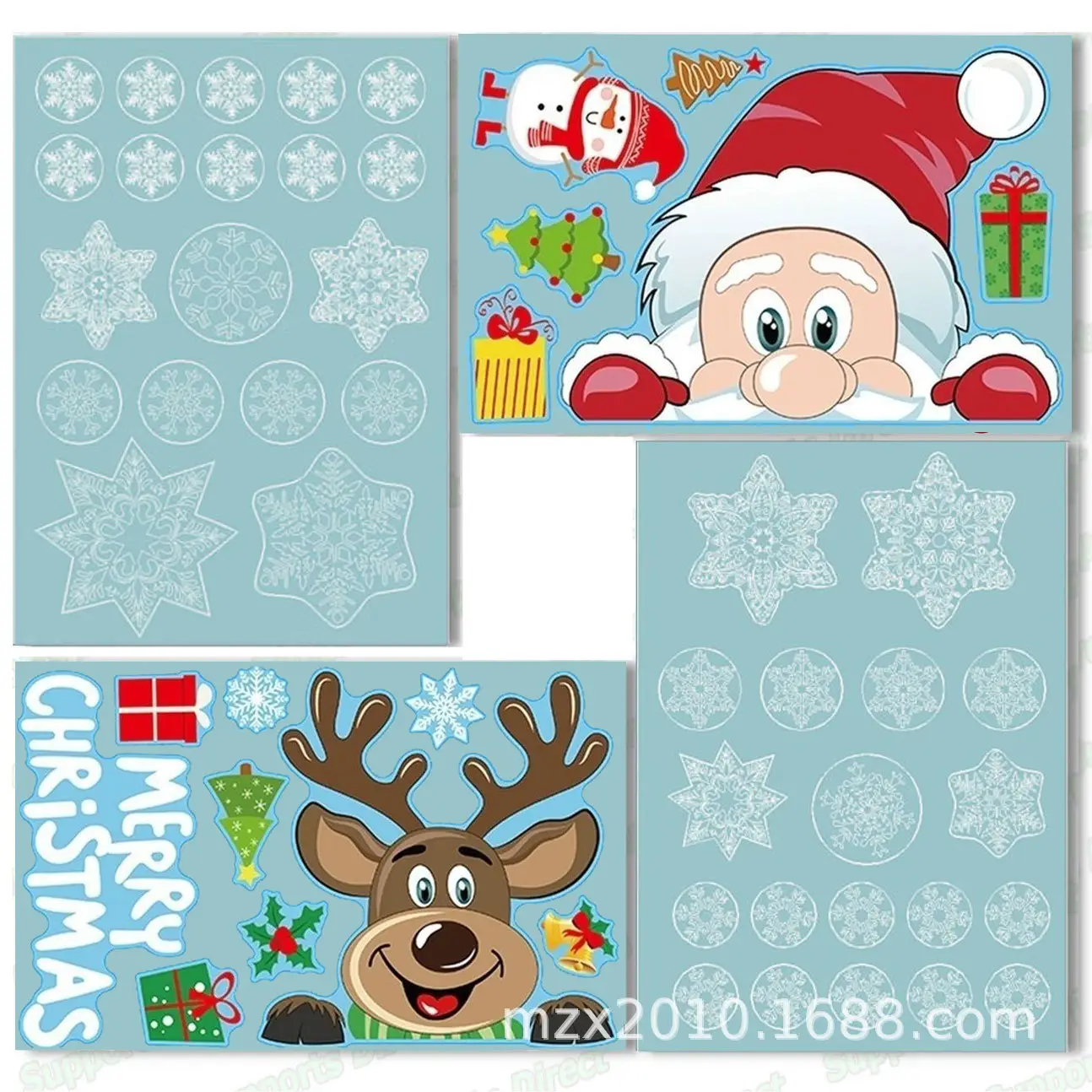 2026 Christmas Snowflake Stickers for Home Decor - Image 16