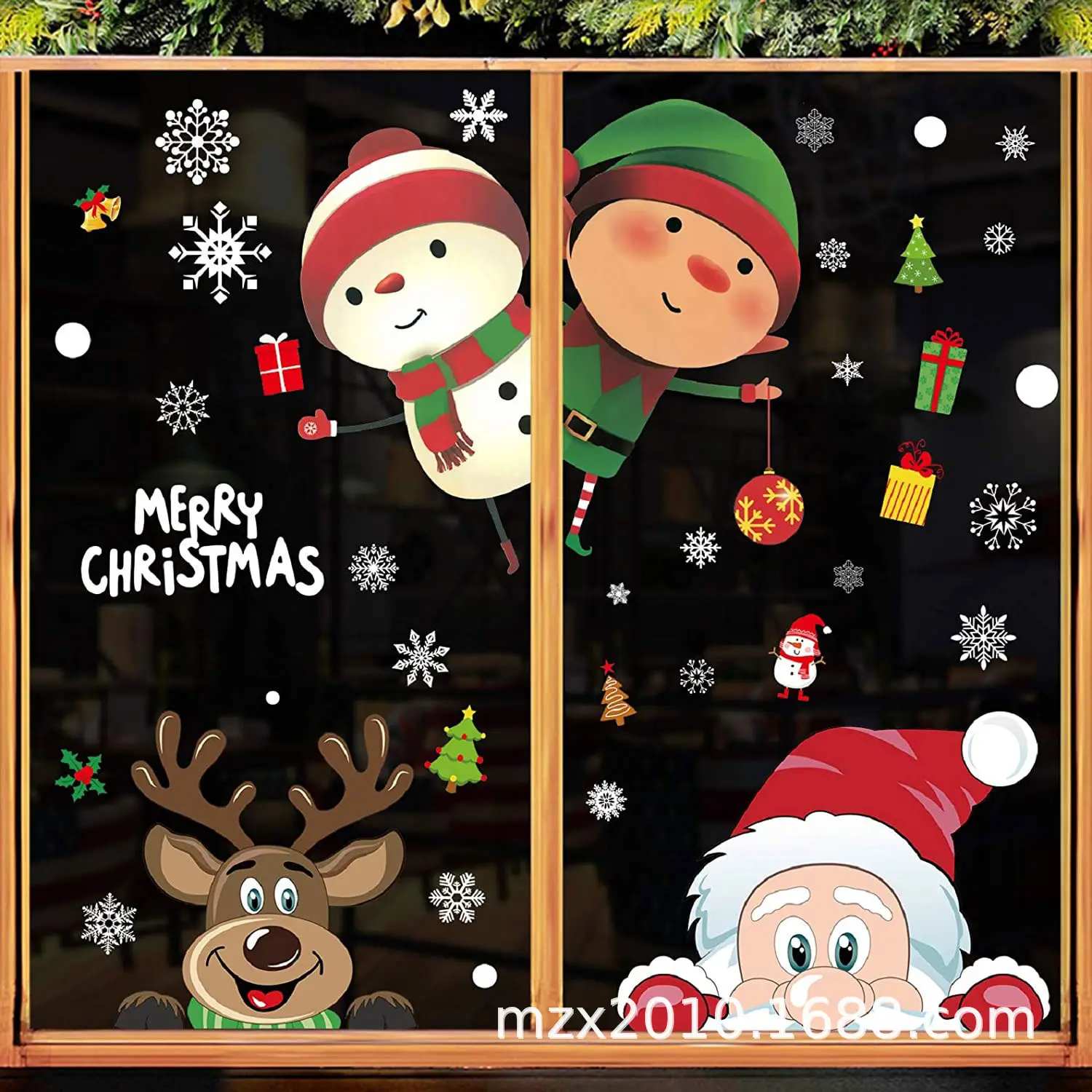2026 Christmas Snowflake Stickers for Home Decor - Image 21